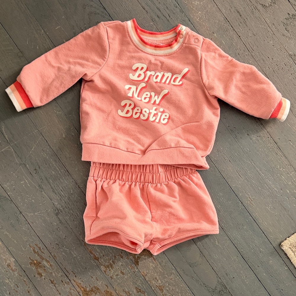 Pink Baby Outfit Set
